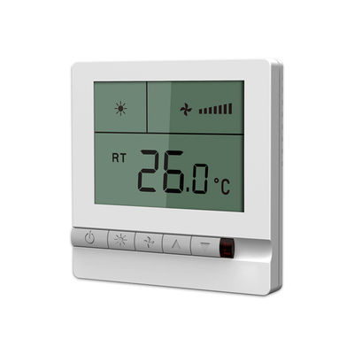 Wireless Fan Coil Room Thermostat High Accuracy With NTC Sensing Element