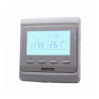 Controlador de temperatura caloroso do termostato do assoalho do branco 86*90*43mm para o sistema de aquecimento morno do assoalho e da água