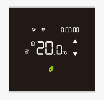 Termostato da bobina do fã do tela táctil do controle de Wifi com fonte de alimentação 220VAC