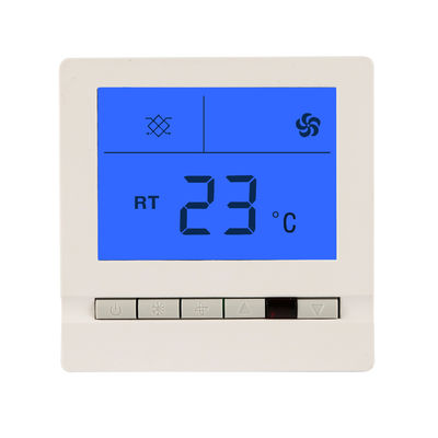 Controle de temperatura de poupança de energia do condicionador de ar do termostato da bobina do fã de Digitas